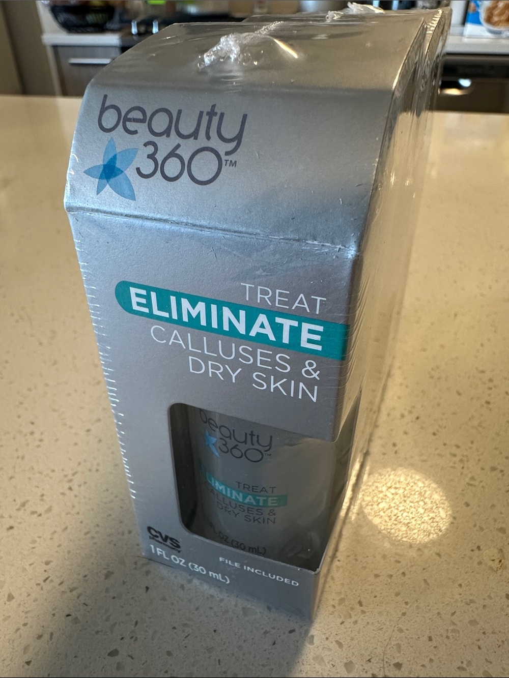 Treat Eliminate Calluses & Dry Skin - Silver/Turquoise (3-Individual bottles)NWT